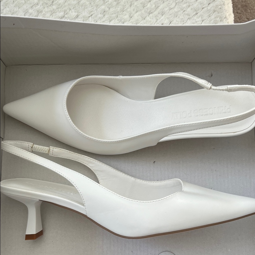 Princess Polly Elegant White Heels
